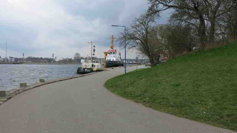 22. März 2023 Eindruck vom Heringsangeln in Kiel am Tiessenkai