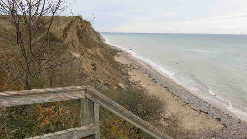 02.11.2023: Der Strand im Bereich Stohl Blick Richtung Norden