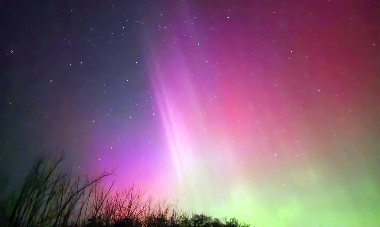 &copy; Ostseefan Schöne Polarlichter auch am 
20.01.2026 im Bereich des Grabens