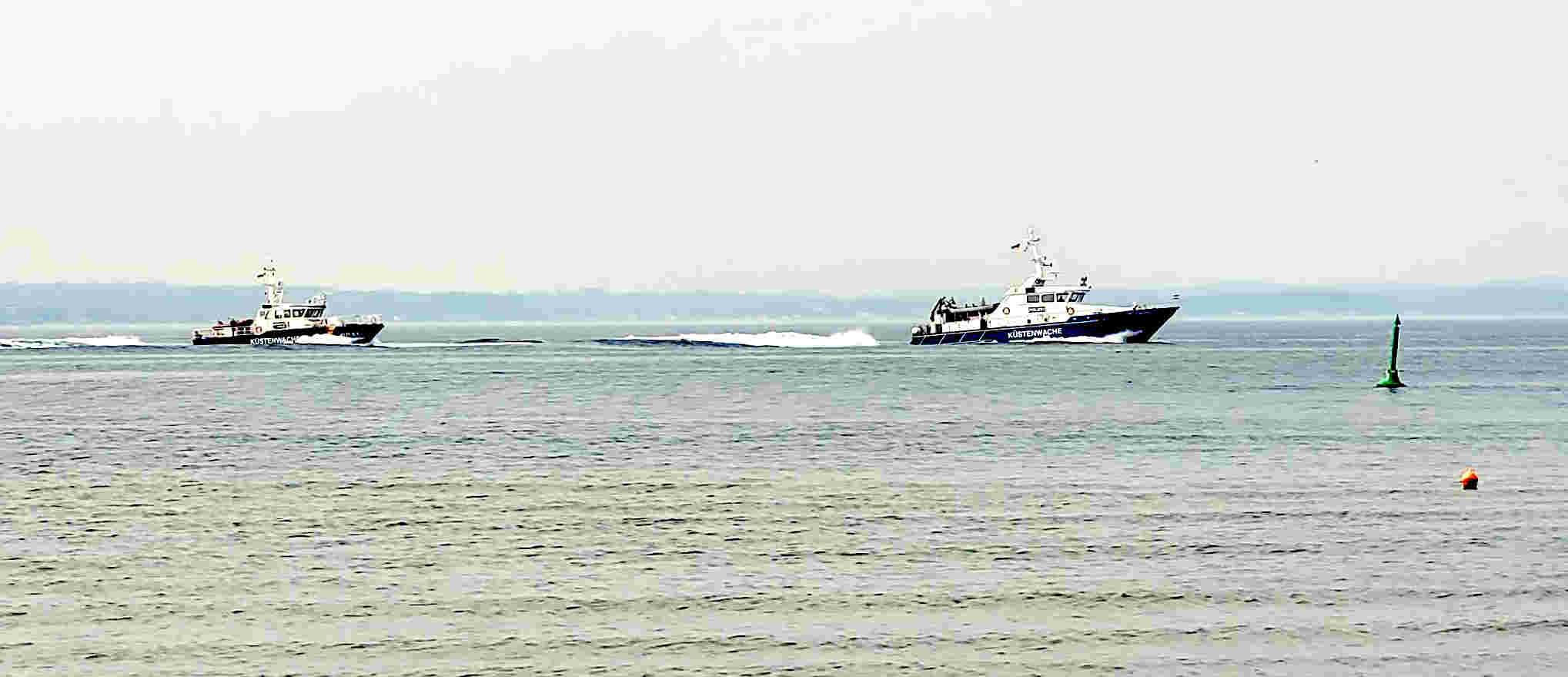 &copy; Köhler konnte beobachten, wie die Küstenwache zu Rettungsarbeiten heranrauschte