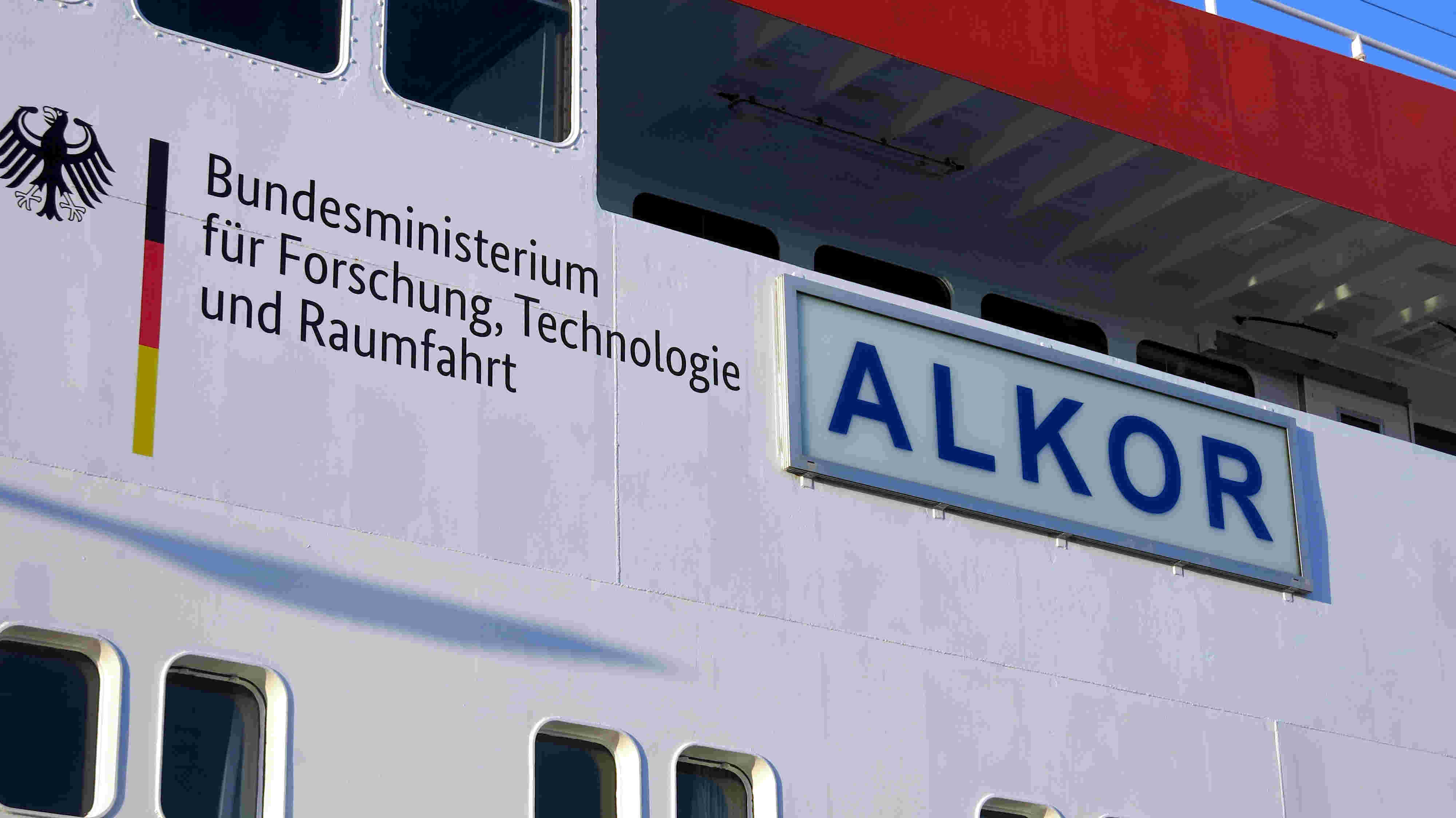 Die ALKOR lag am 16.04.2026 im Eckernförder Hafen