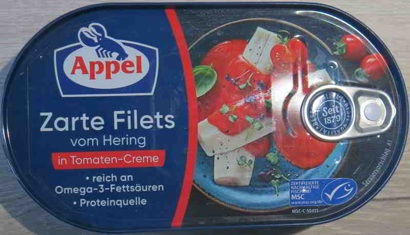 Endlich wieder Fisch in der Küche: Heringsfilets in Tomaten Creme