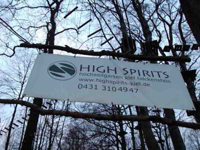 High Spirits Hochseilgarten Kiel Falckenstein