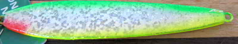 Kinetic Nakken grün / gelb in 21g Rückseite