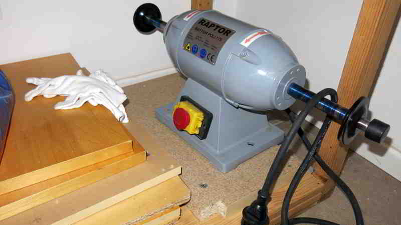 Professionelle Poliermaschine Raptor 175 für 230V / läuft!